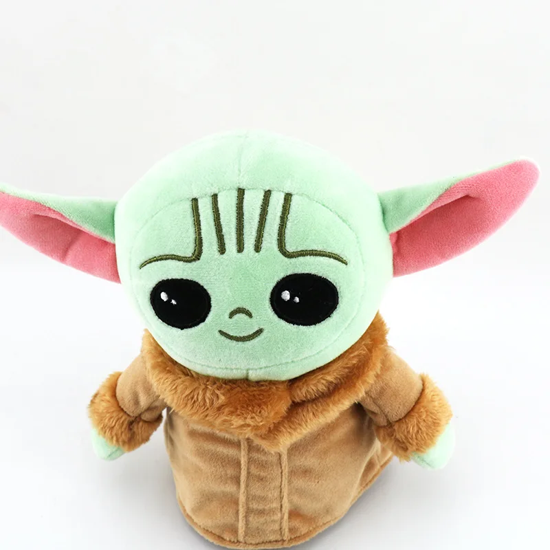 Кукла-младенец йода из мультфильма Звездные войны мягкая с голосовым