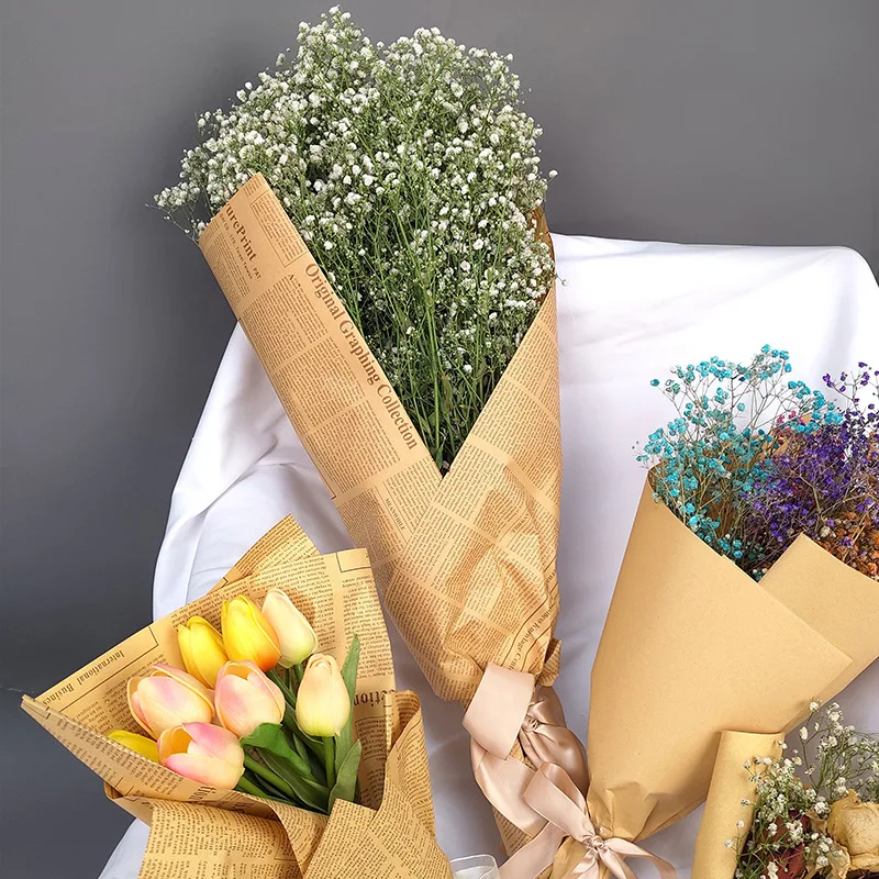 Высококачественная коричневая крафт-бумага Подарочная коробка и оберточная