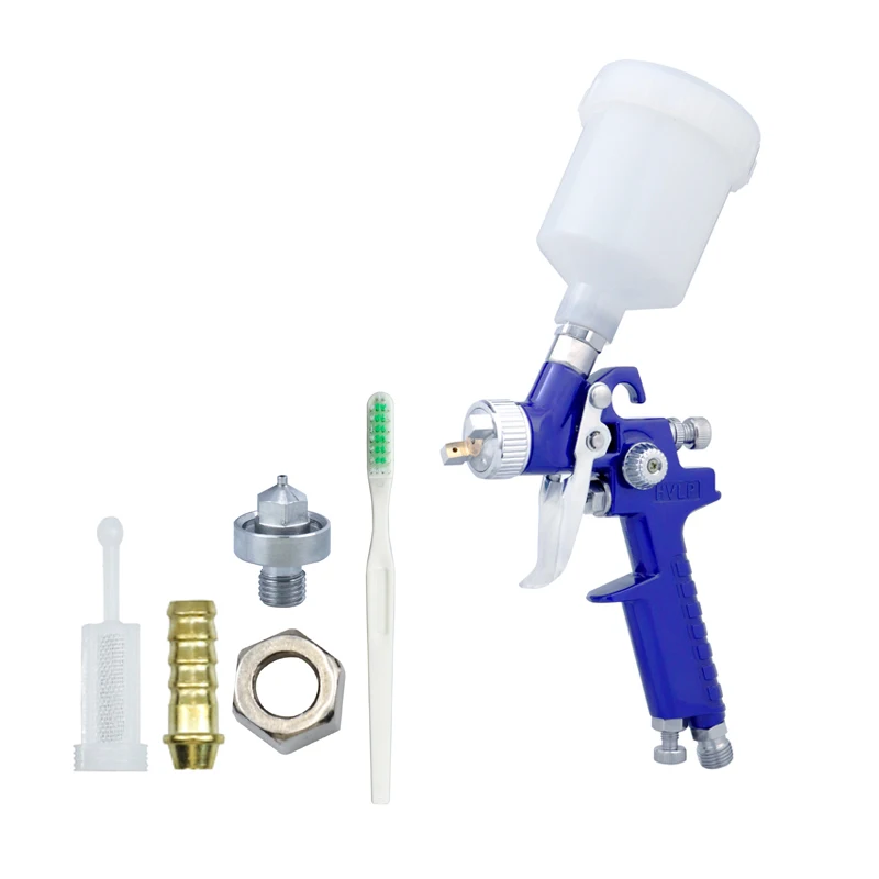 

Airbrush 0.8/1.0mm Nozzle Spray Guns Professional H-2000 125ml Pneumatic Paint Spray Gun Power Tool Painting Cars Aerograph Tool