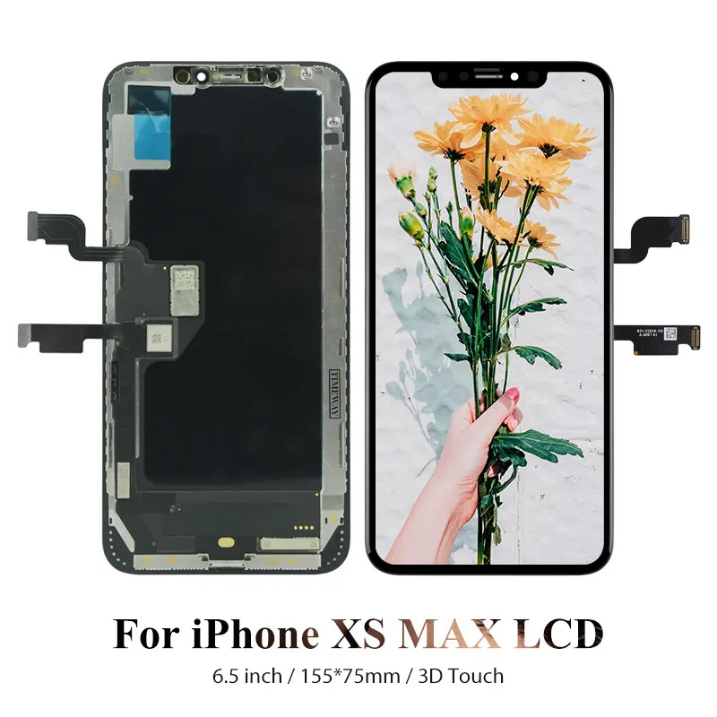 

ЖК-дисплей для iPhone XS MAX OLED, сменный экран с 3D сенсорным экраном, True Tone, без битых пикселей, оригинальное качество