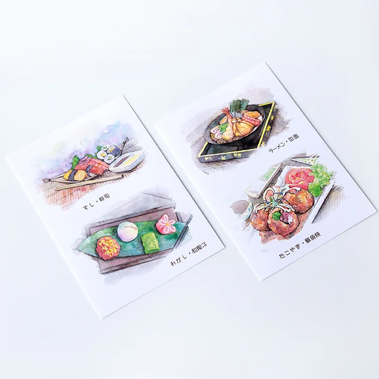 11 листов/набор японская история ручная роспись открытки/Поздравительные