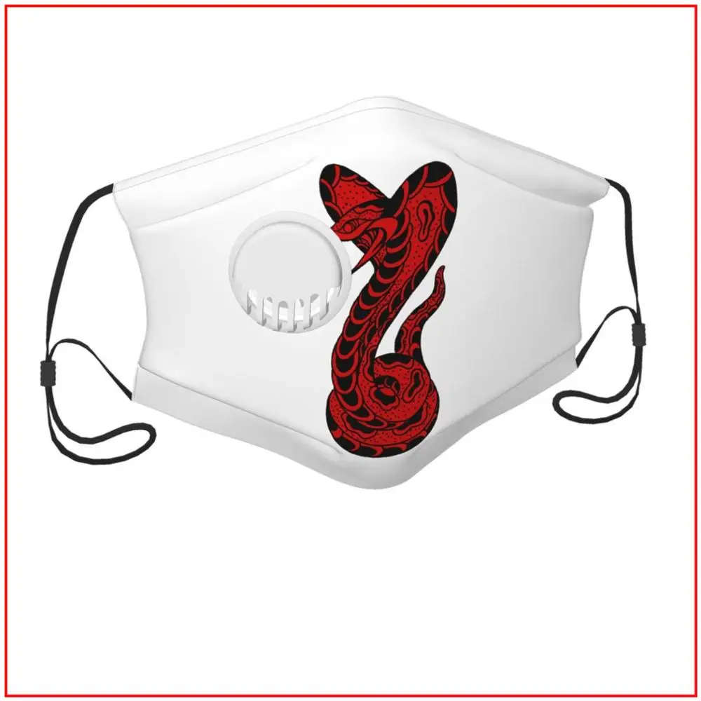 

Маска для лица, Черная Кобра, с фильтрами, регулируемая, для рыбалки