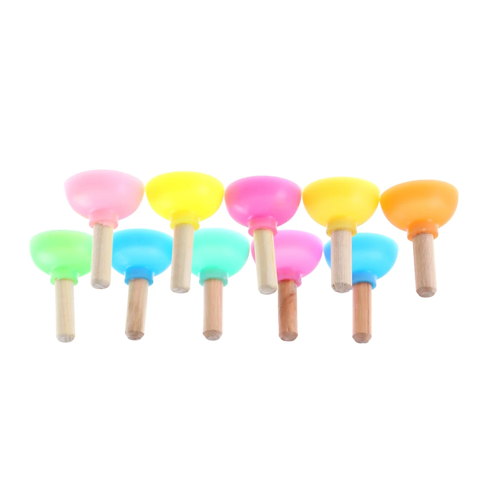 

2Pcs/lot Funny Magic Plunger The Best Card Magic Prop Product Random Color Close Up Magic Tricks 4*3*3cm