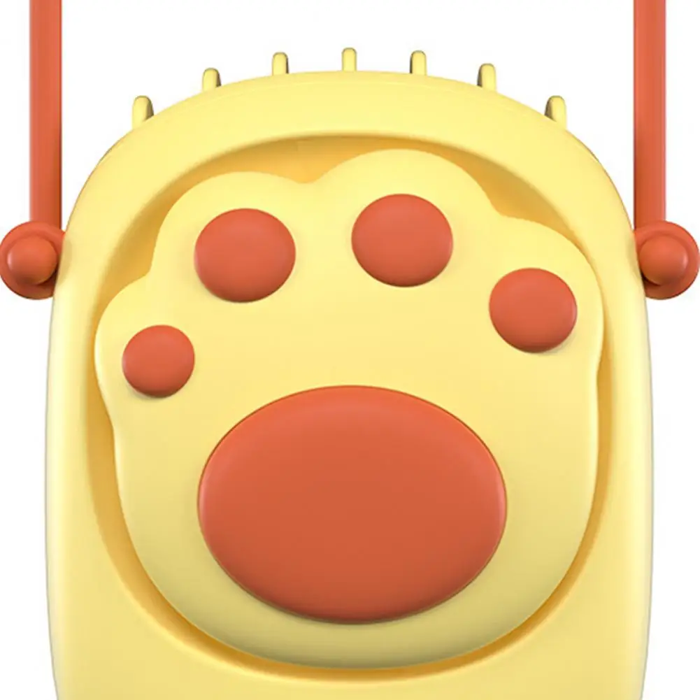 

Handheld Fan Cats Claw Shape Portable 3 Wind Speeds Mini Hanging Neck Fan Portable USB Mini Fan for Home Outdoor