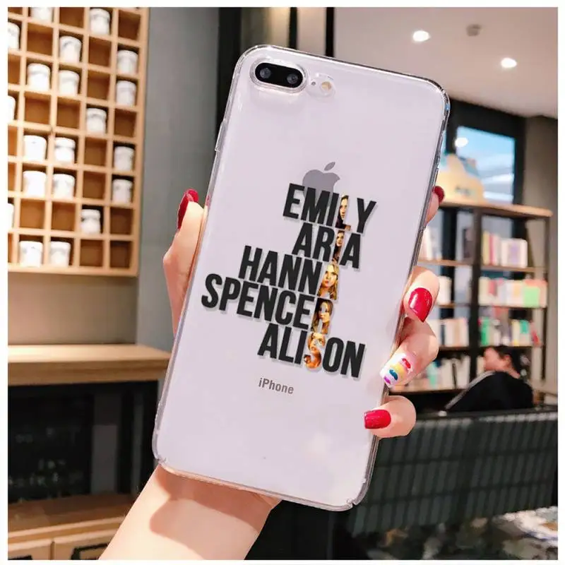 

Pretty Little Liars PLL TV Show Soft black Phone Case For iphone 13 X XS MAX 6 6s 7 7plus 8 8Plus 5 5S SE XR 11 12pro max Case