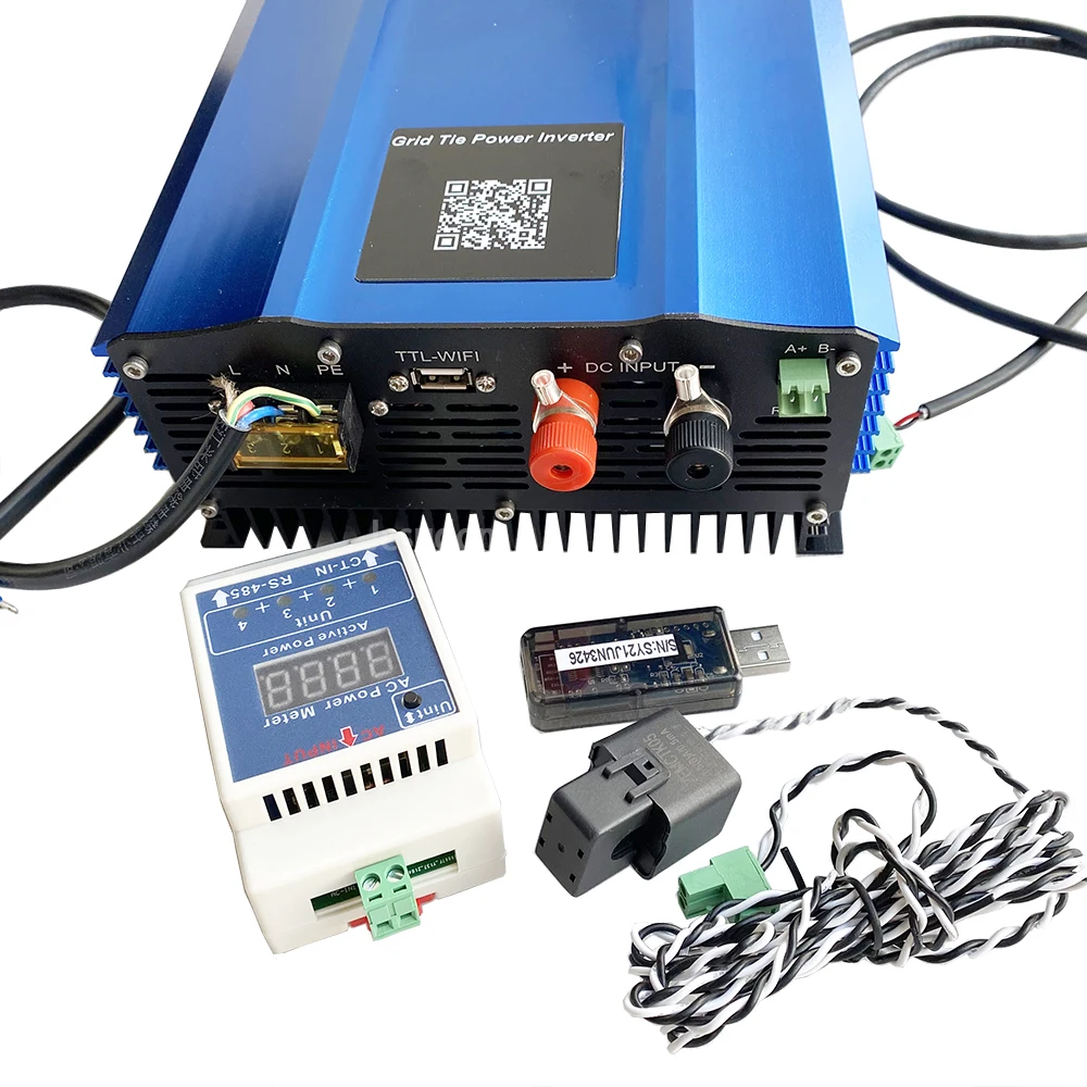 1000 Вт/1200 Вт Φ чистый синусоидальный сигнал DC24V 48V 72V для AC110V AC220V с WiFi или ЖК-датчиком