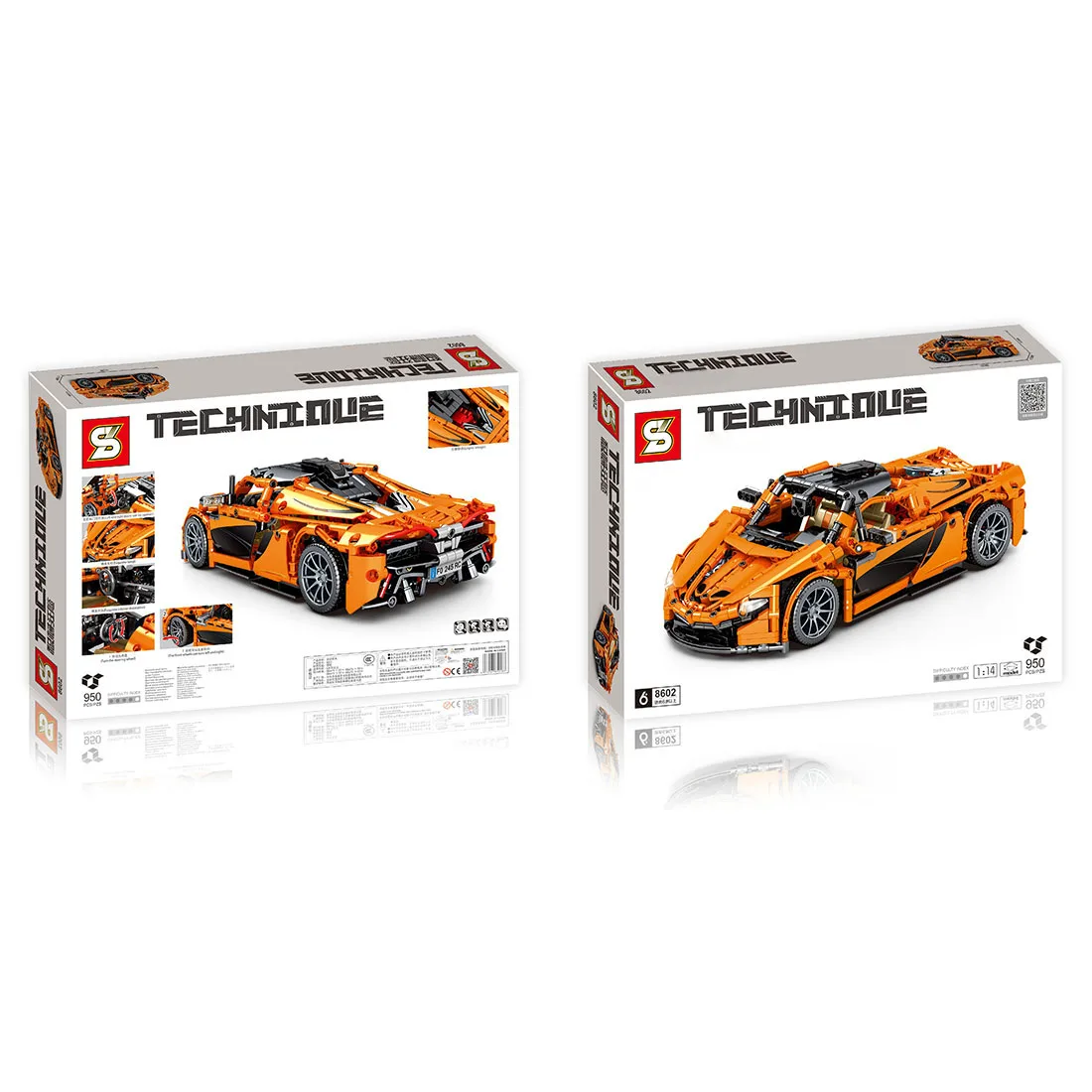 

950Pcs Sports Car Display Model Racing Car Building Blocks DIY Bricks Toys For Children Adult Gift