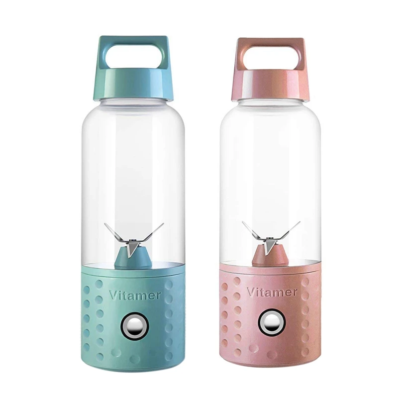 2 шт Портативный блендер для смузи USB соковыжималка 17 унций смешивающая машина