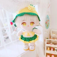 waffle star doll dress up puppet wear pineapple bikini fisherman hat 20 cm doll clothes suit christmas gifts