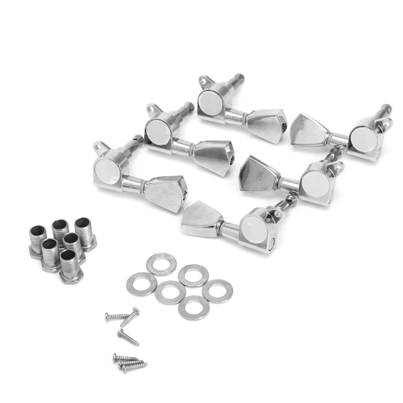 

6Pro Chrome Guitar String Tuning Keys Pegs Tuners Machine Heads For Gibson 3R+3L Guitar Part Accessories Fast Reach