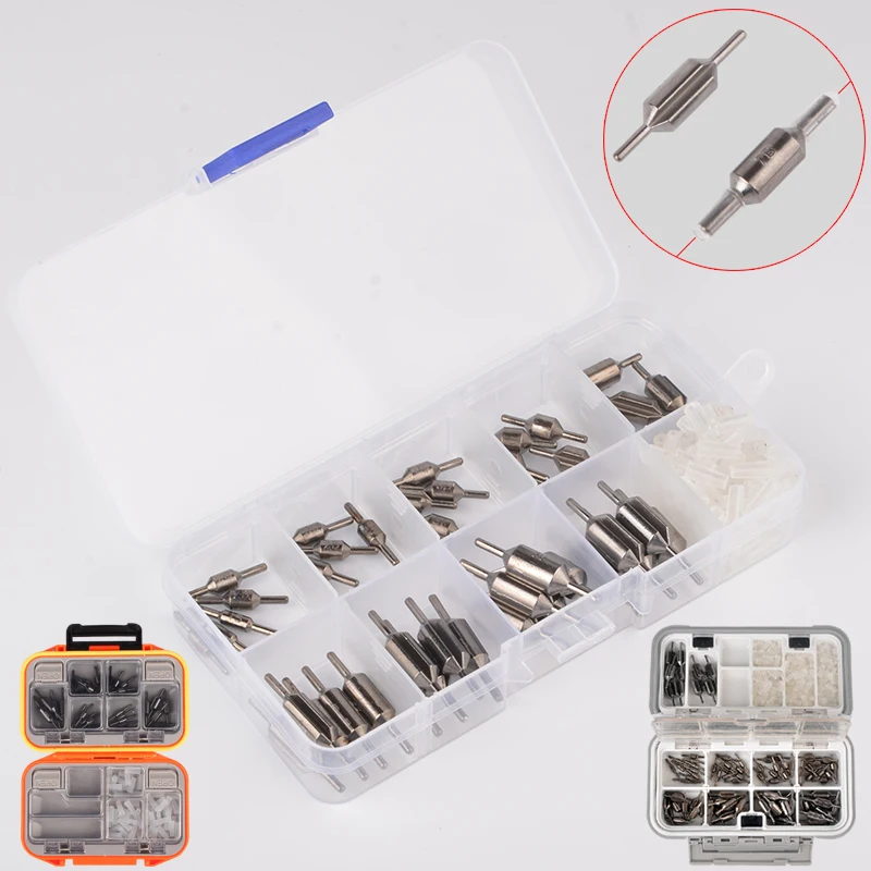 

Weight Lead Sinker Fishing Tackle Raft Fishing Split Lead Shot Sinker Fishing Line Protector Accessories Tool With box durable