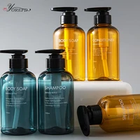 oyorefd 3pcsset 300ml nordic soap dispenser bottles bathroom shampoo shower gel liquid dispenser hand sanitizer bottles