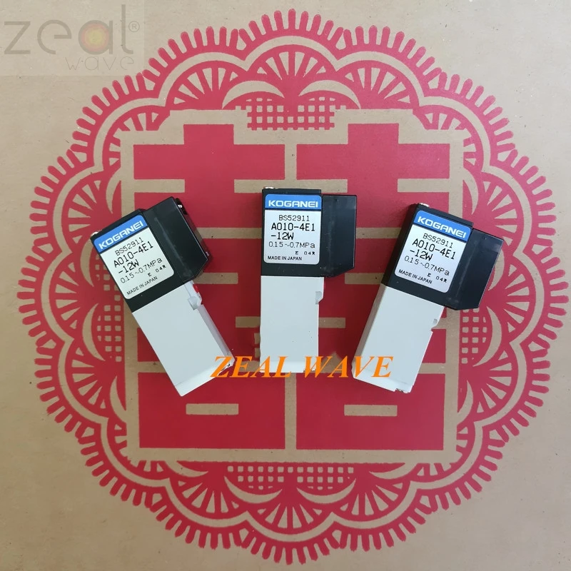 

For Japan KOGANEI Solenoid Valve Model A010-4E1-12W 24VDC