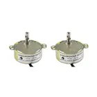 CHANCS 2 шт. Электрический синхронный двигатель TYC-50 12V AC 30-36RPM с заглушкой по часовой стрелке против CCW проигрыватель Шестерни коробка для электрического камина