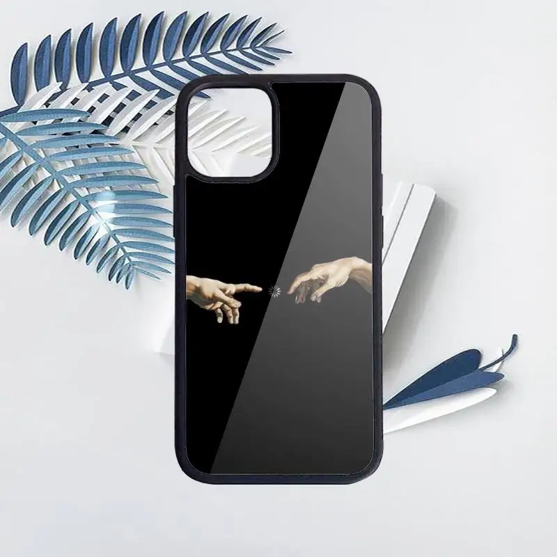 

David Mona Lisa Statue Stone Sculpture Phone Case PC for iPhone 11 12 pro XS MAX 8 7 6 6S Plus X 5S SE 2020 XR funda