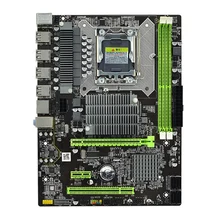 X58 Computer Motherboard, 1366-Pin DDR3 RECC Memory Desktop Computer Game Set Motherboard, Supports X5650 I7CPU Set