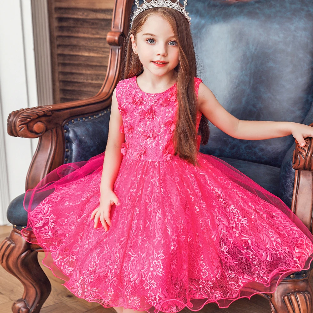 Vgiee/Детские платья для девочек платье принцессы на вечеринку сетчатая