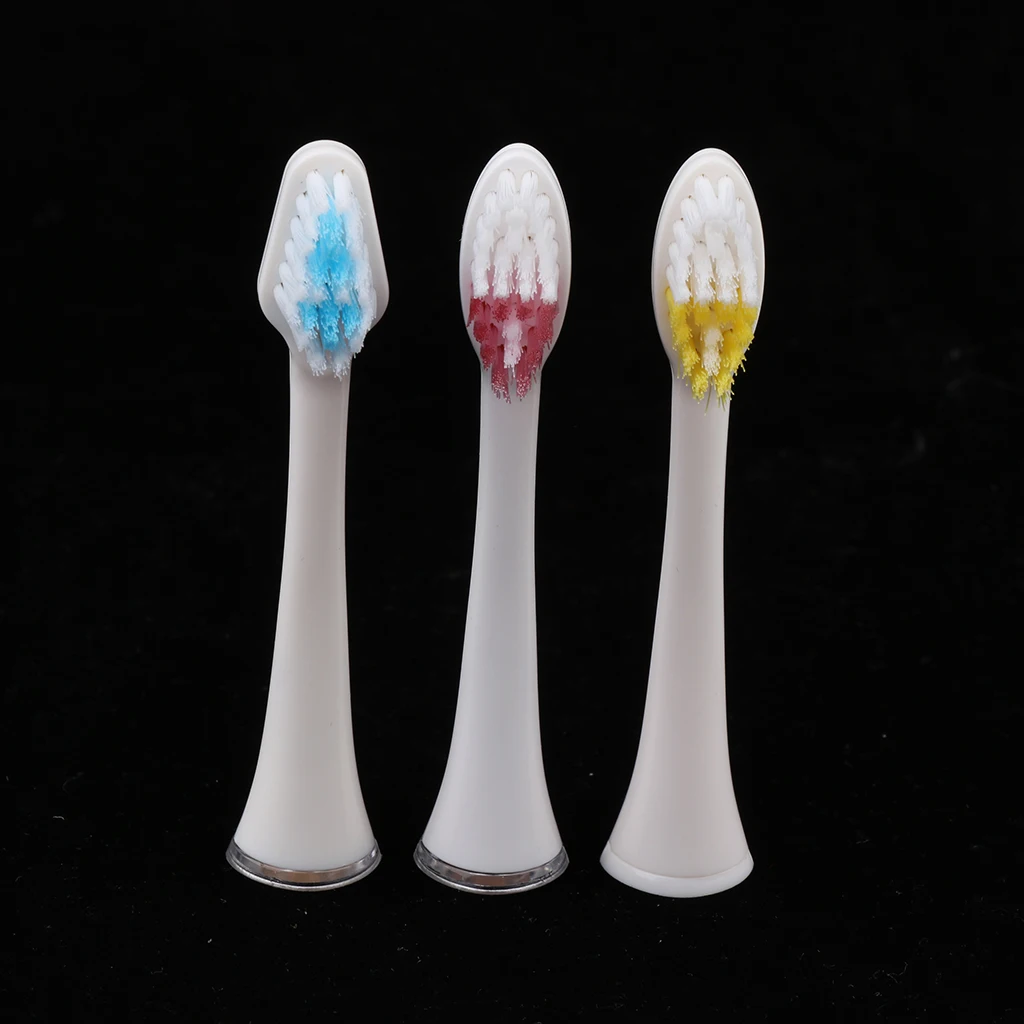 Двойной чистый Перезаряжаемые Батарея Электрический Зубная щётка с 3 сменные