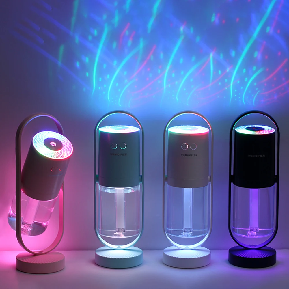 

200ml Magic Negative Ion Air Humidifier Ultrasonic Essential Oil Diffuser Aroma Essential Oil Diffuser with Night Lamp