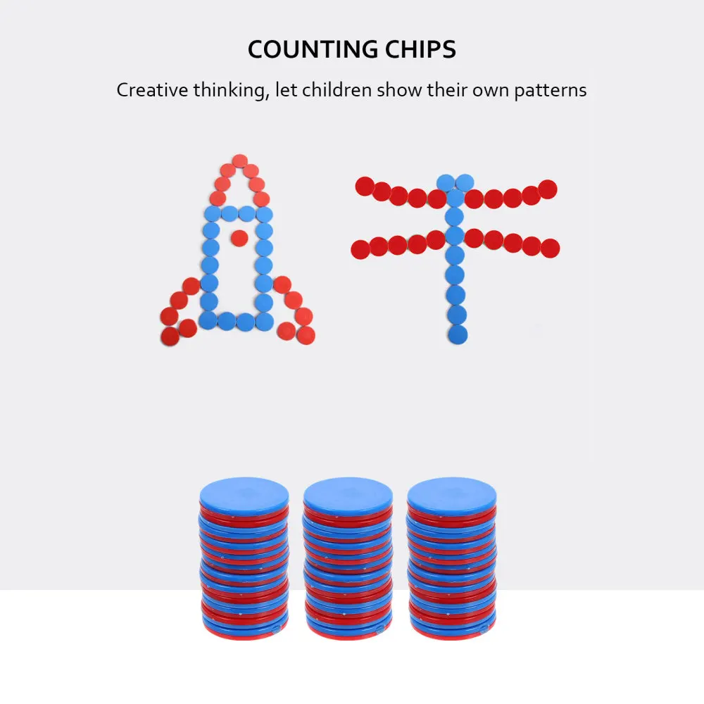 

50pcs 25mm Two-color Counting Chip Round Sheet Colorful Game Round Chip