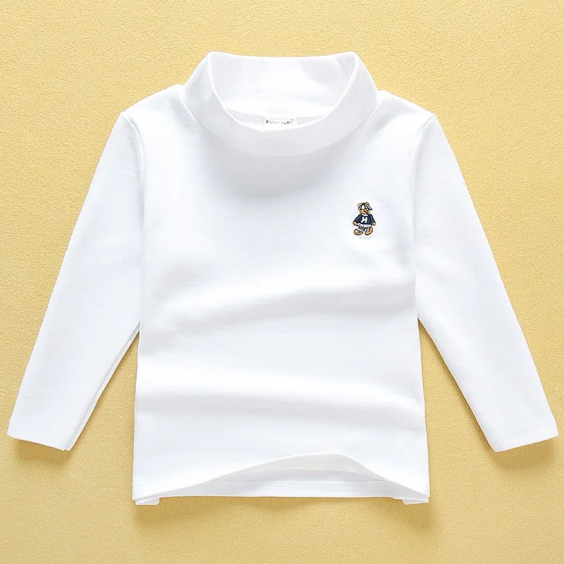 Jargazol футболка поло с длинным рукавом для маленьких мальчиков и девочек верхняя