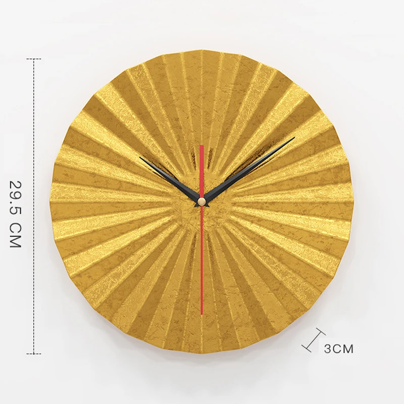 Креативные 3D металлические настенные часы роскошные современные дизайнерские