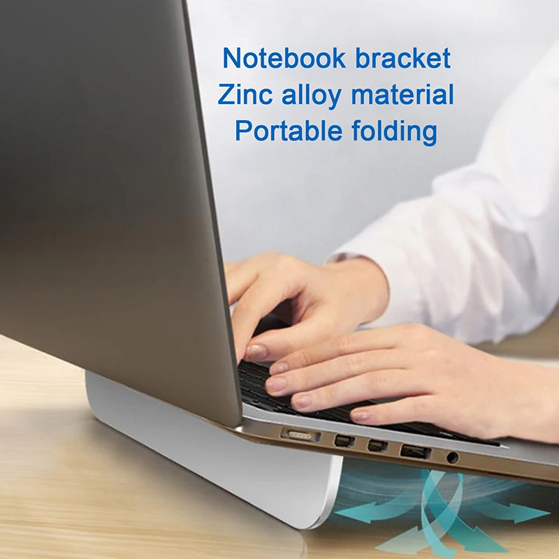 

Новинка креативная Портативная подставка для ноутбука Мини Складная охлаждающая плоская подставка металлическая настольная подставка дл...