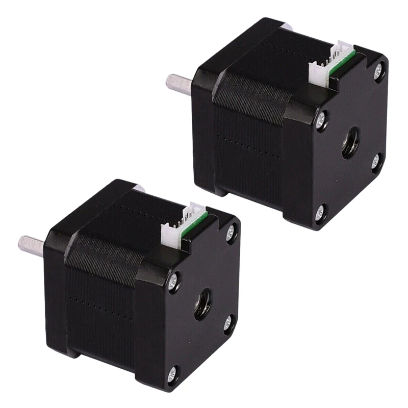 2 шт 12V 42 мм шаговый двигатель 42BYGH40 1704A для 3D принтеры CNC робот 1 8 градусов с 4мя