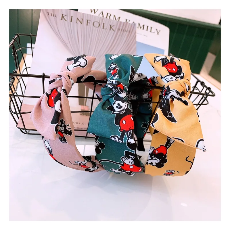 Navidad уши Микки Минни Маус оголовье Pora Рождество ребенка корейский печатный