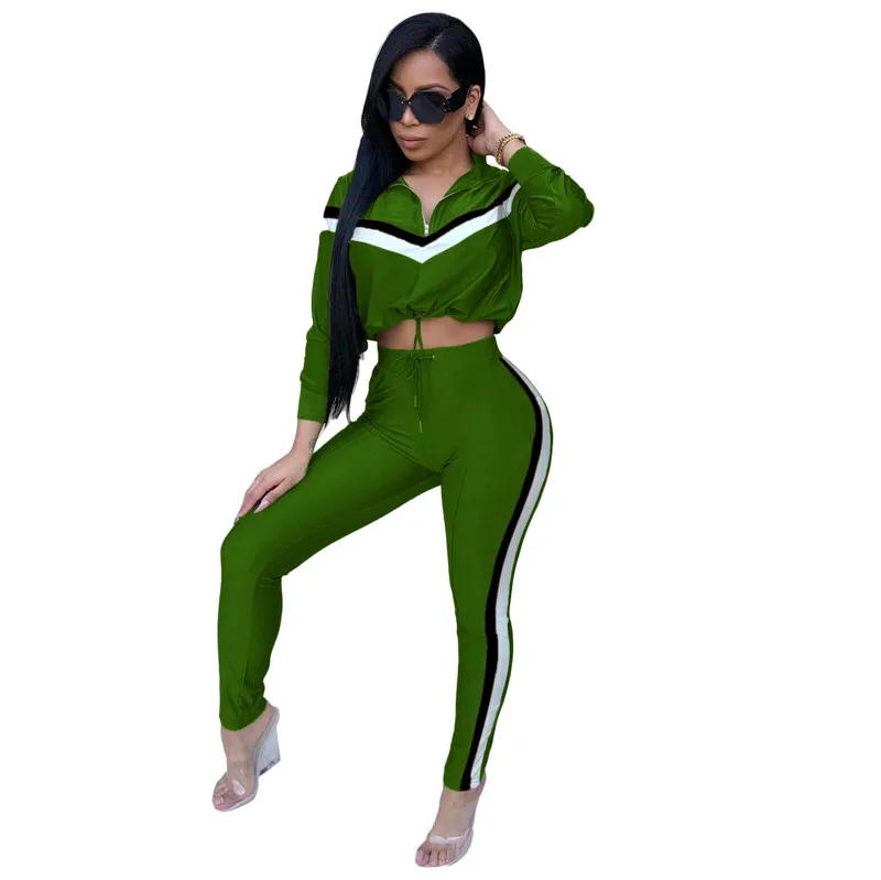 Женские осенние комплекты из двух предметов 2021 спортивный костюм Одежда для