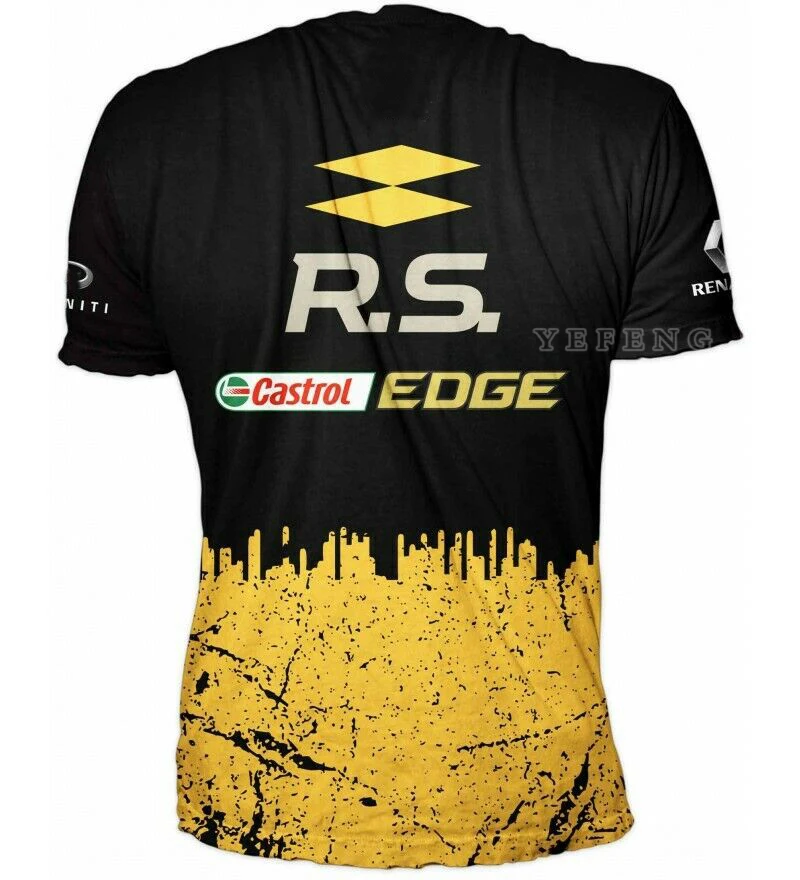 

Motorsport 2021 New Car fan F1 Team T-Shirt Short Sleeve Motorbike Motocross MX Dirt Bike Cycling Motorcycle Quick-drying jersey