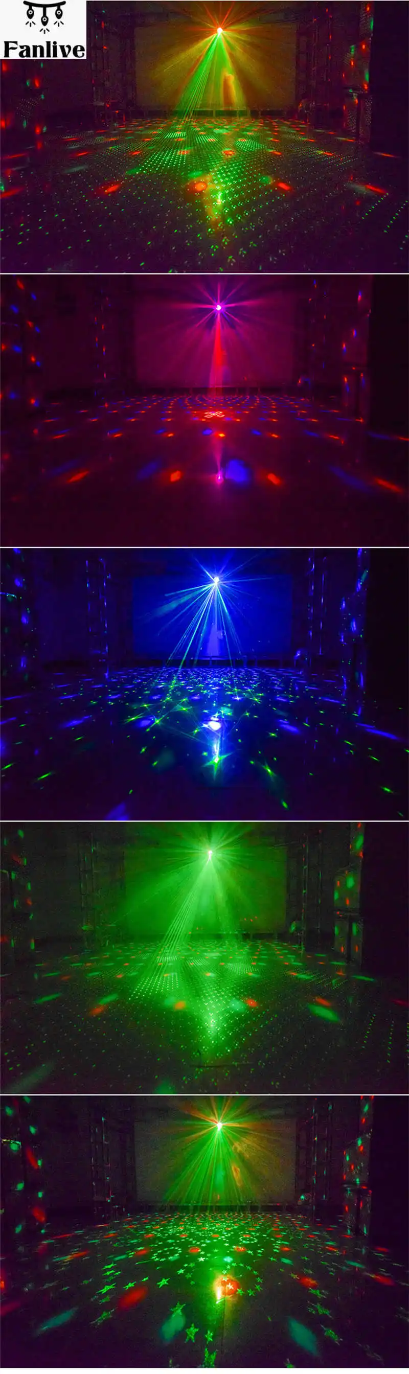 

Disco Laser Lights RGB Projector Party Lights DJ Lighting Effect for Sale LED for Home Wedding Decoration