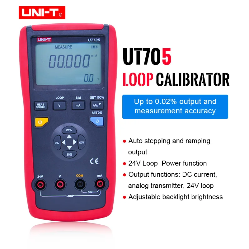 

UNI-T UT705 однофункциональный калибровщик; Испытание напряжения постоянного тока/циклического тока