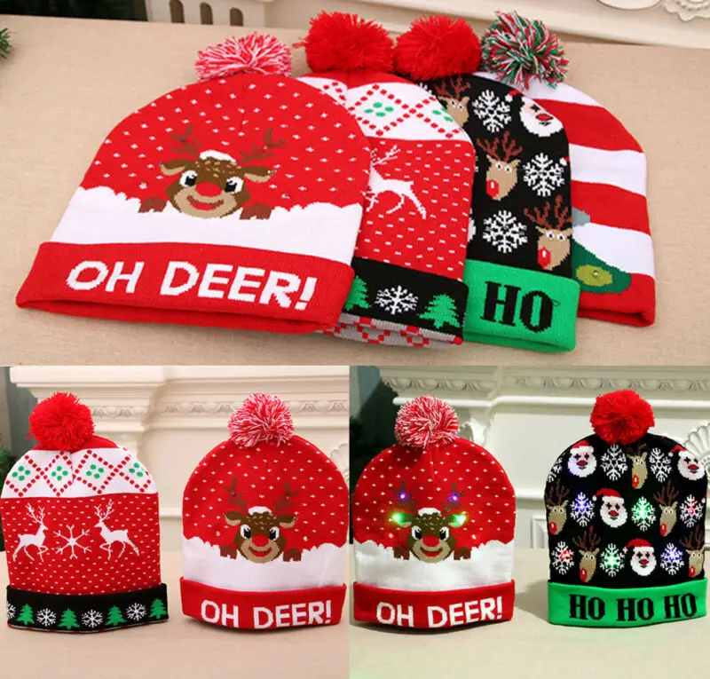 2019 Рождественская шапка Санта Клауса семейный подарок для унисекс взрослых и