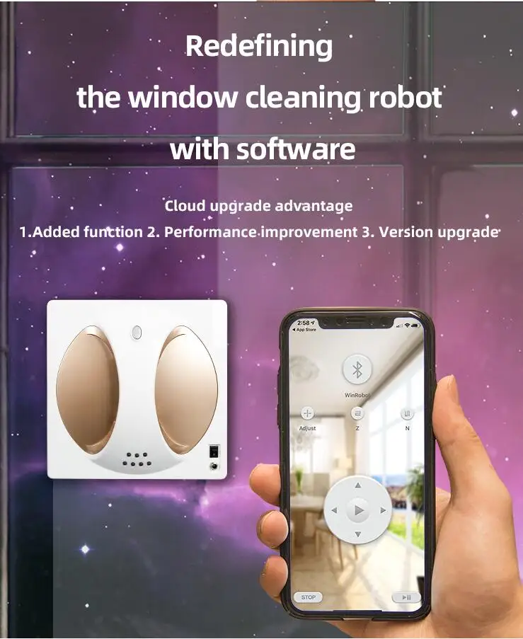 

Best Window Robot Cleaner With Remote Control Automatic Clean Wifi APP
