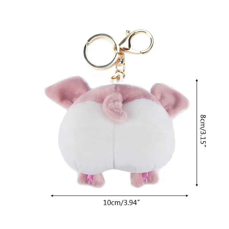 Забавное животное брелок для ключей подвеска нержавеющий аксессуары кошелек сумка|Брелоки| |