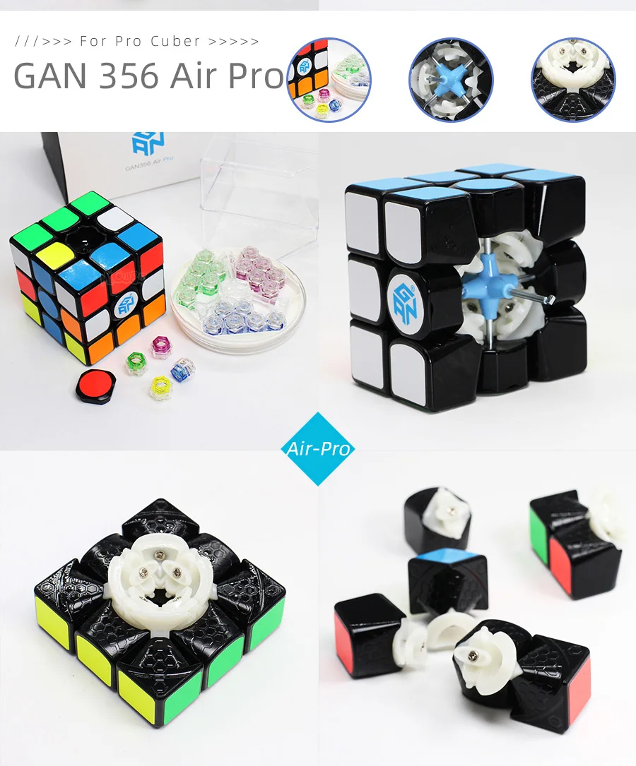 3x3x3 Gan 356 Air Master Advance Master Gan Air S Gan Air SM Магнитные подарки Cfop формула карты скорость магниты магические кубики 3x3