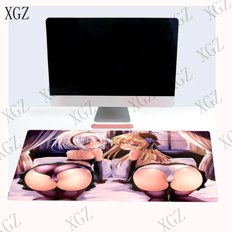 Игровой коврик для мыши XGZ с аниме сексуальная девушка большим задом застежкой по