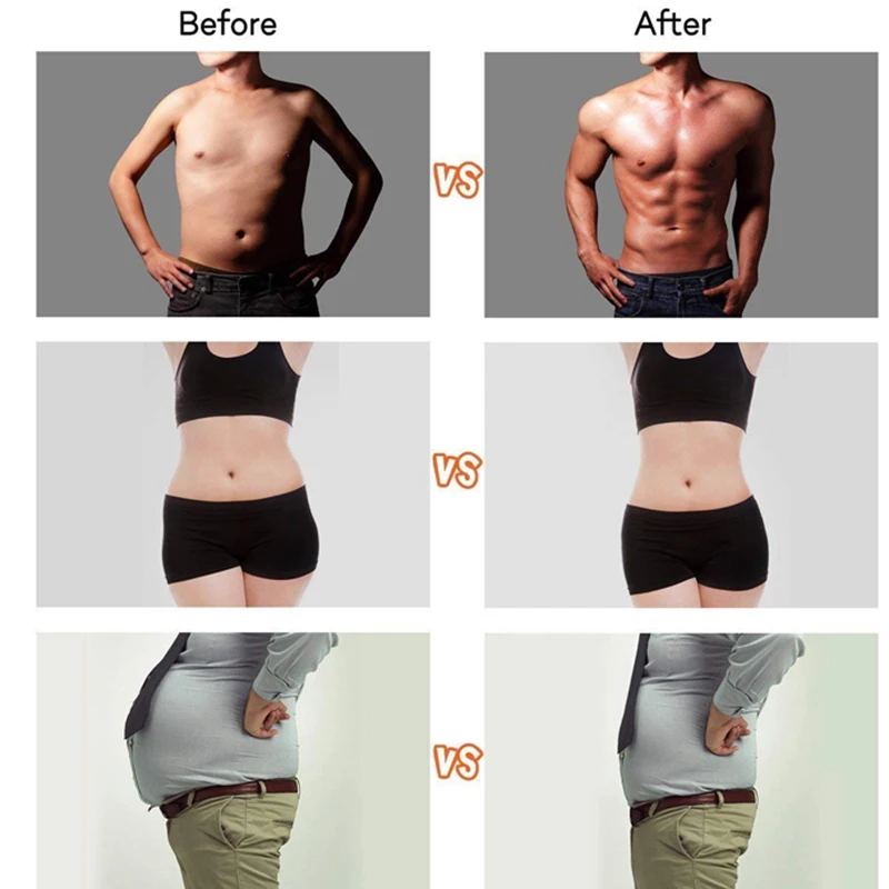 Wireless EMS Abdominal Muscle Stimulator Toner Hip Trainer Vibro Body Shaper Slimming Massager Buttock Abdomen Arm Leg Training