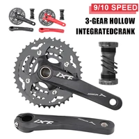 mountain bike crankset 170mm 2730 speed 24 32 42t 3 gear hollow integrated chainwheel alumium crank sprocket bicycle parts