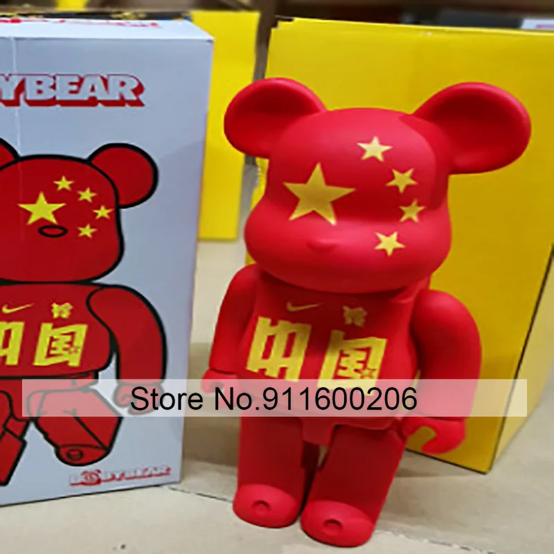 

Bearbricklys 28cm 400% Bear&bricklys Toy Blocks Bear Toy Action Toy Figures Garage Kits Dolls Kids Toys