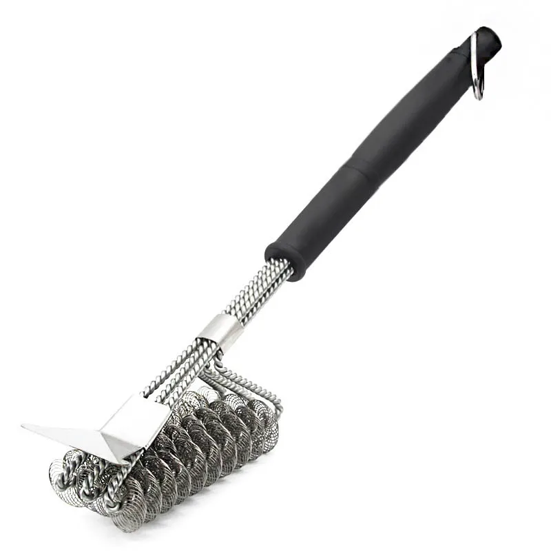 

Multifunction High Quality barbecue Grill Brush BBQ Cleaning Brushes With Handle and Shovel Durable BBQ Tool Grill Cleaner
