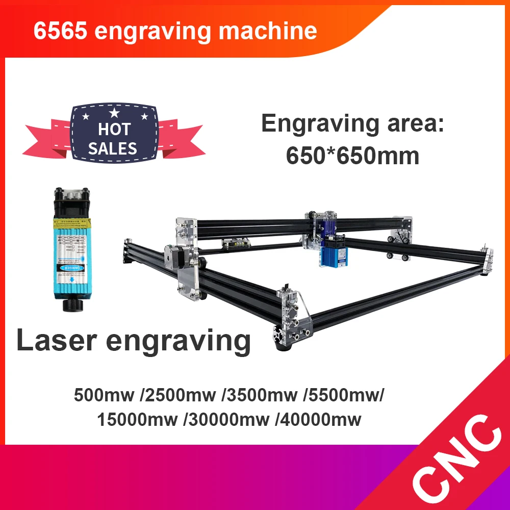 CNC 6565  Woodworking Engraving Machine & Laser Engraving Machine DIY Mini CNC Machine Milling Machine