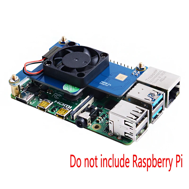 Raspberry Pi Fan PoE HAT для 4B/3B +|Демонстрационные стенды| |