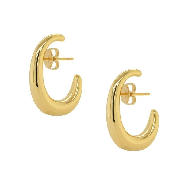 

MC 925 Silver Earrings Stud Earrings For Women Ins Elegant C Diamond Korean Style Piercing Earrings Women Retro Earrings 925