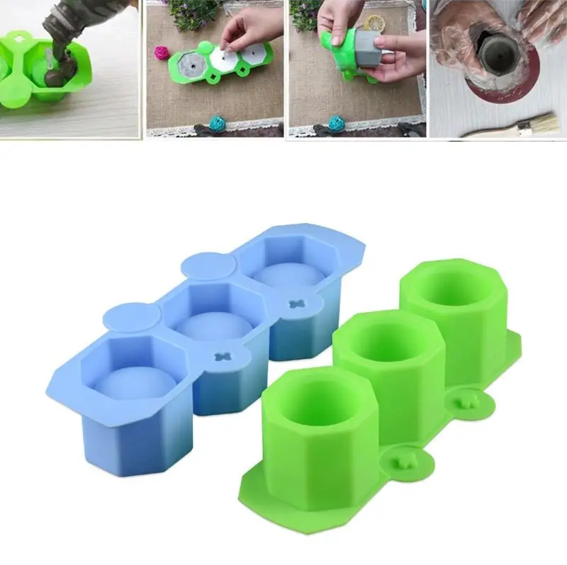 

Silicone Mold Geometric Polygonal Concrete Flower Pot Vase Cup Silicone Mold