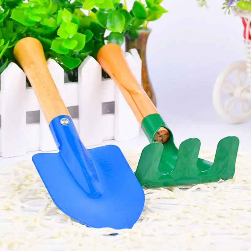 

3 Pcs Mini Garden Shovel Colorful Hand Transplant Rake with Non-Slip Ergonomic Handle Gardening Kit Digging Trowel Tool