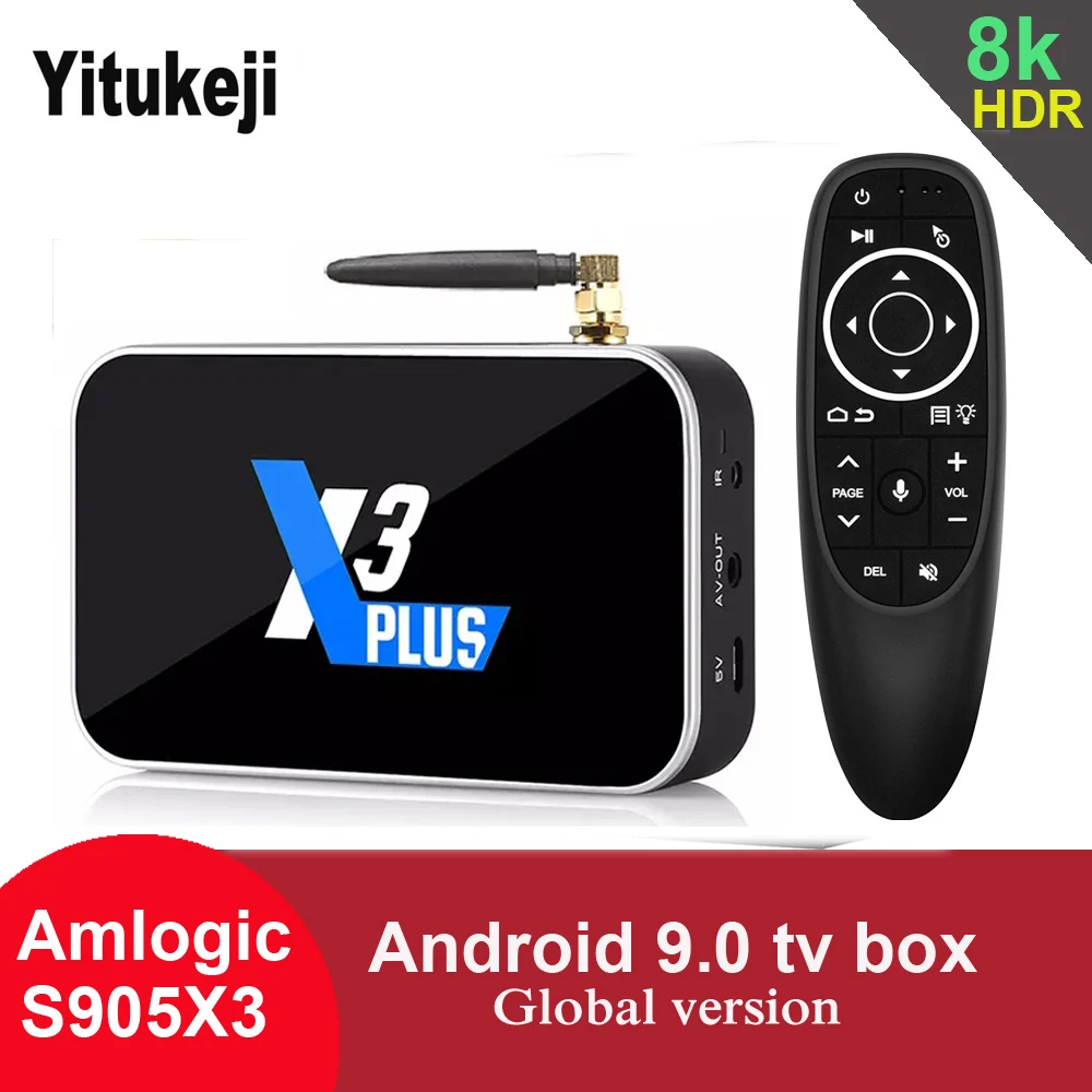 

ТВ-приставка Cube X3 Pro Plus, 4 Гб ОЗУ 64 ГБ 32 ГБ DDR4 Amlogic S905X3 2,4G 5G WiFi 1000M 4K 2 ГБ 16 ГБ Android 9.0