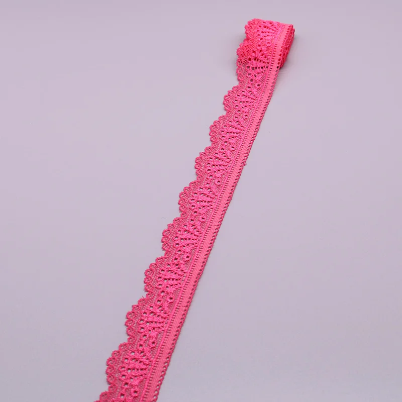 Нежная эластичная кружевная лента с отделкой 30 мм ширина 10 ярдов для шитья