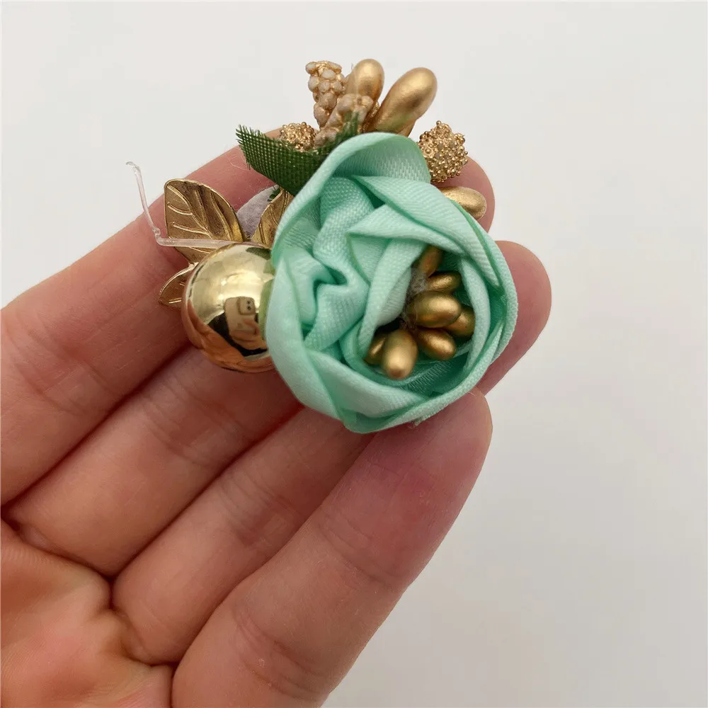 Искусственные цветы для рукоделия скрапбукинга 50 шт. |